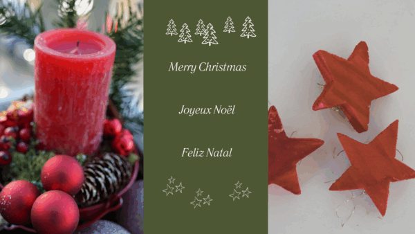 Carte Noël rectangle