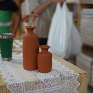 Tableau Alu, Pots en terre, marché Brésil
